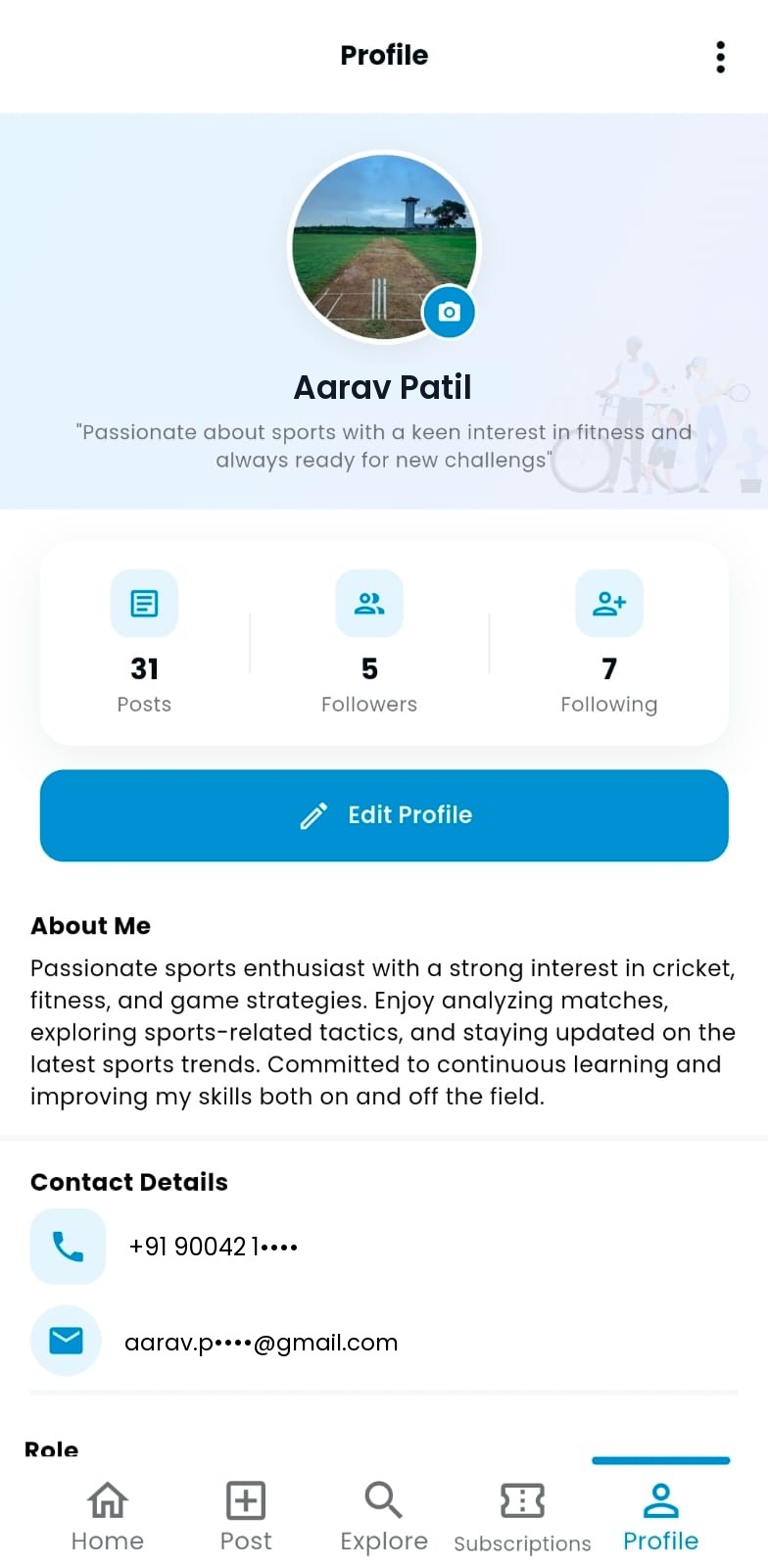 Capriole sports profile